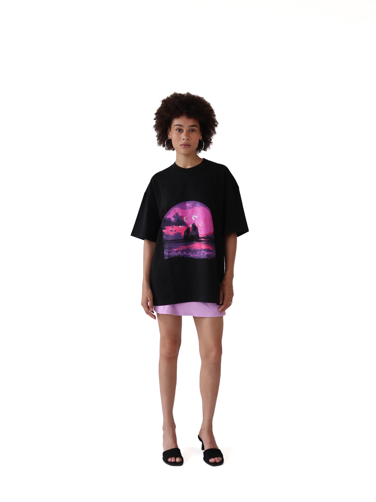 PURPLE DREAMS OVERSIZED T-SHIRT